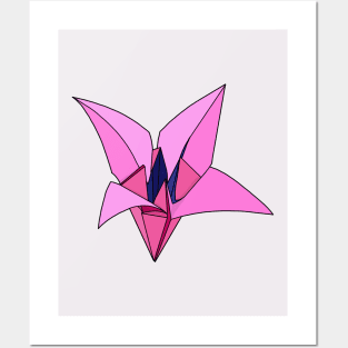 Origami Lily Posters and Art